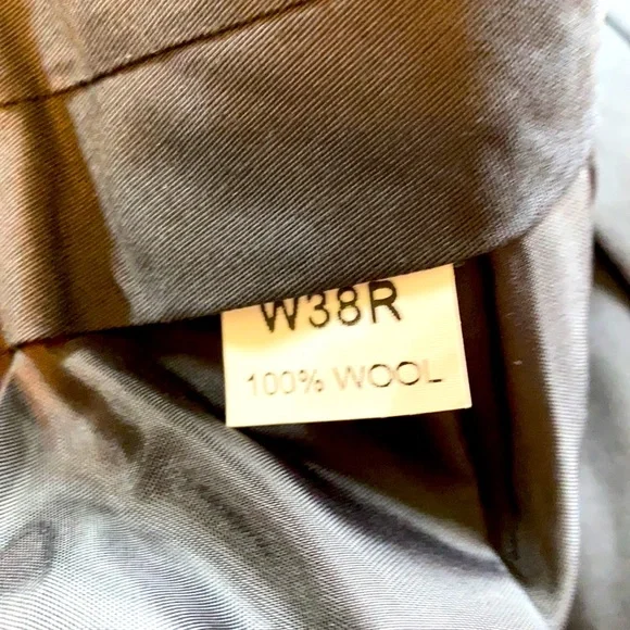 Andrea da Cossato Wool Suit 44 Reg 38” waist - Picture 13 of 16